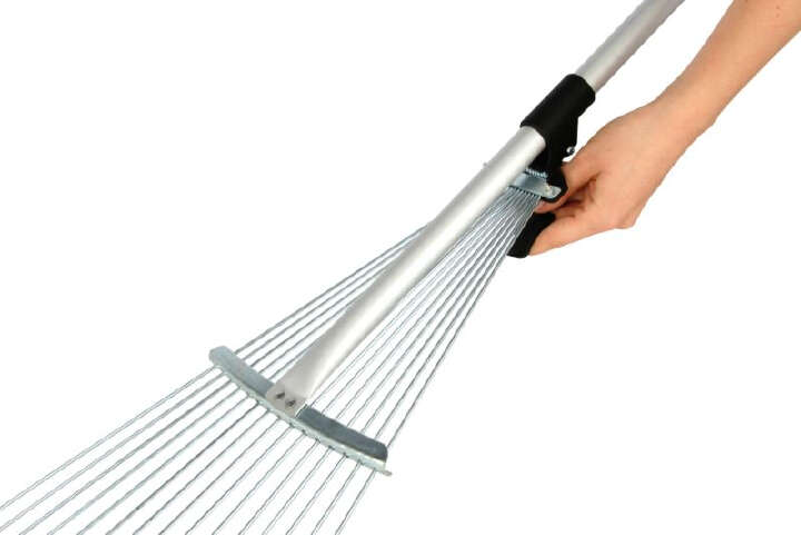 KERBL Mistkratzer verstellabr mit Teleskopstiel